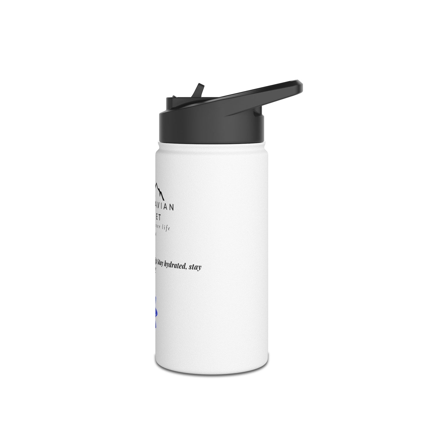 Stainless Steel Water Bottle SM Logo