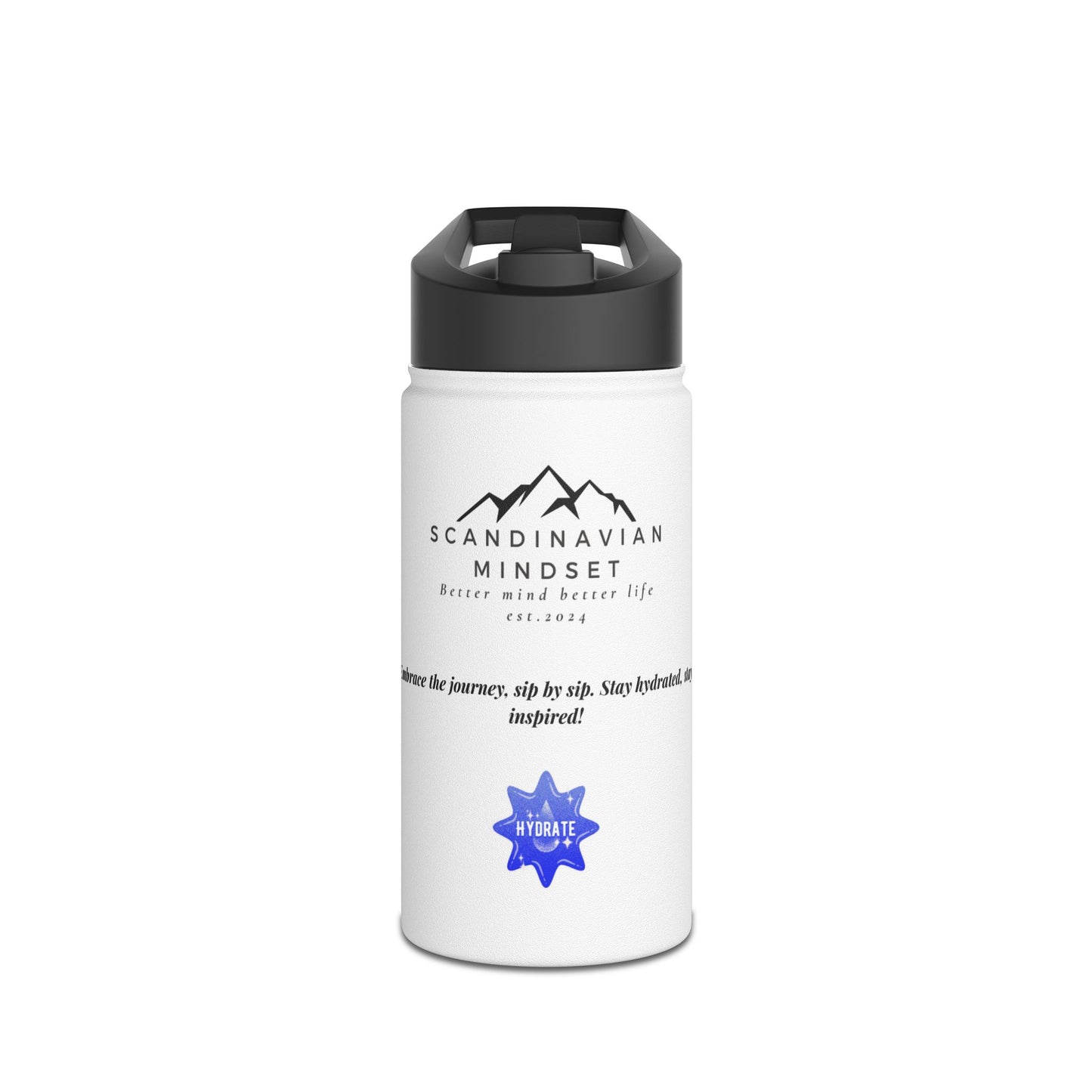 Stainless Steel Water Bottle SM Logo
