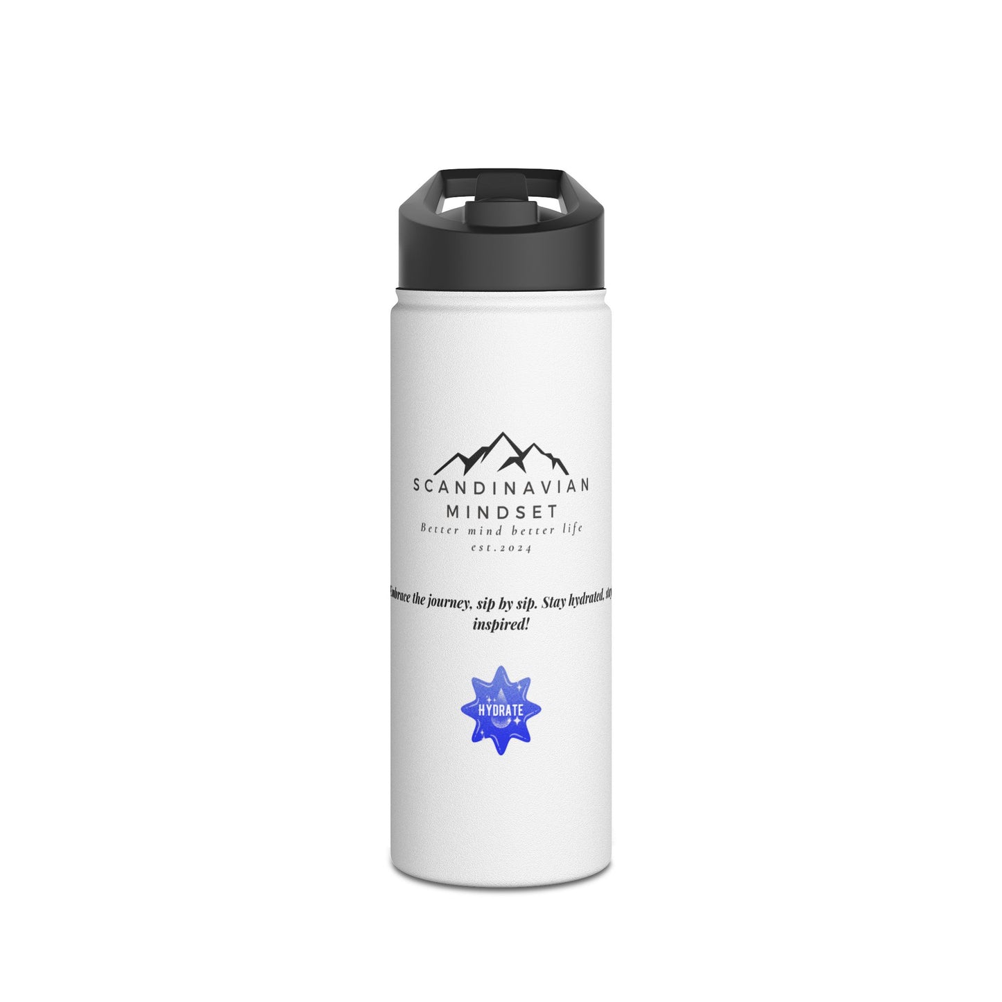 Stainless Steel Water Bottle SM Logo